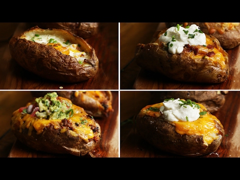 Loaded Baked Potatoes 4 Ways Loaded Baked Potatoes 4 Ways