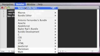 Using TextMate's Macros Editor
