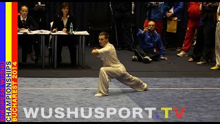 Male Changquan at the European Wushu Championships, 2014