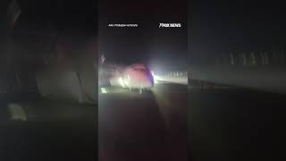 Plane's wing erupts 'into a fireball' during landing