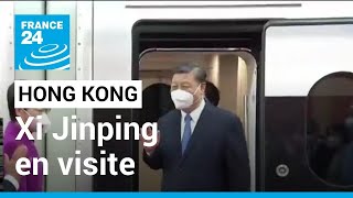 Le président chinois Xi Jinping en visite à Hong Kong • FRANCE 24