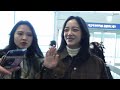 4k kim sejeong departs for paris france incheon airport departure