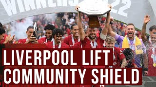 Liverpool lift the 2022 Community Shield | Liverpool vs Man City