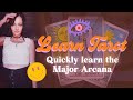 Learn Tarot - The  Major Arcana 📚⚡ Beginners guide to learn tarot QUICKLY