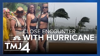 Traveler shares close encounter with Hurricane Beryl while on vacation