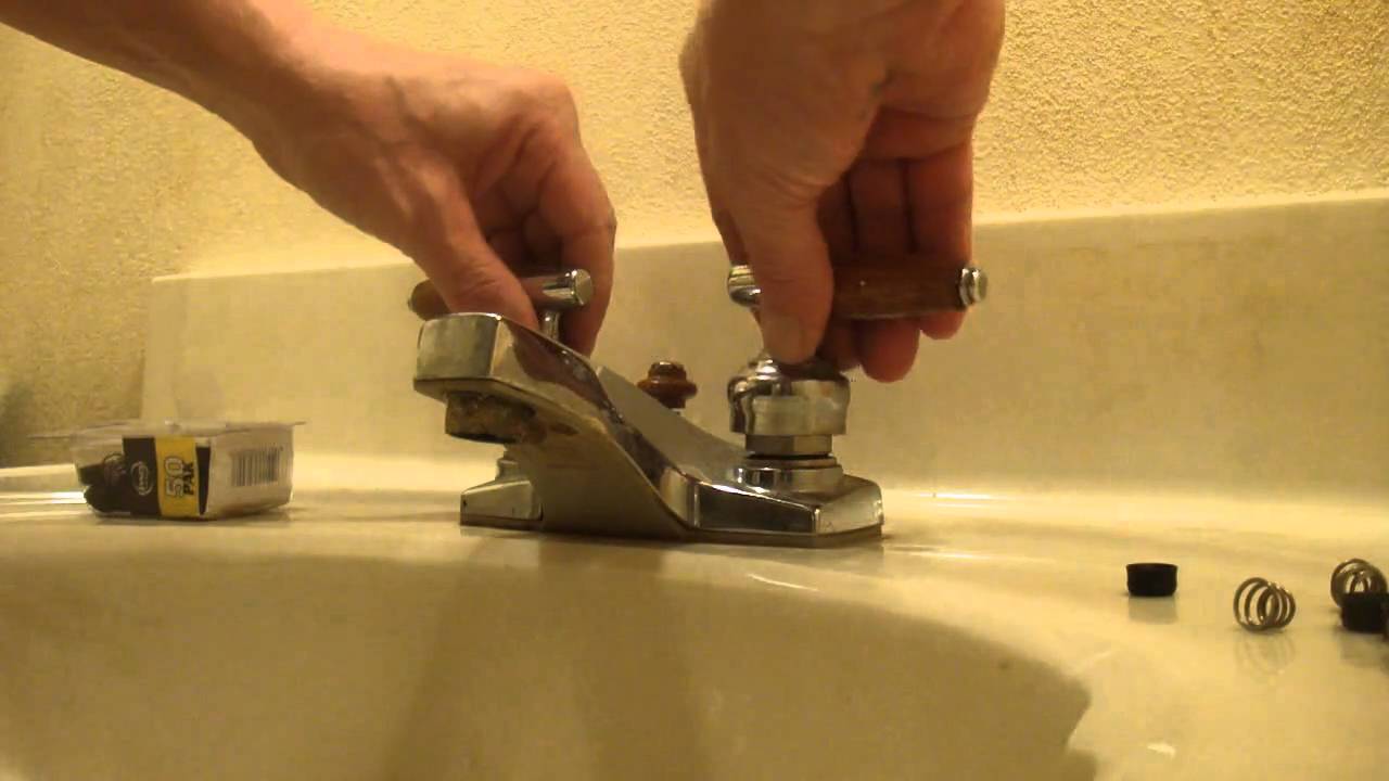 Faucet Change Washer Fix - YouTube