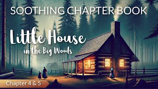 😴Soothing Story for Sleep THE LITTLE HOUSE IN THE BIG WOODS (Ch. 4 & 5) Cozy Fireside Bedtime Story😴