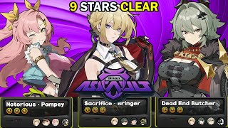 Swing Jazz Evelyn w/ 3 Different Teams! | Deadly Assault 9 Stars Clear | Zenless Zone Zero ZZZ 1.5