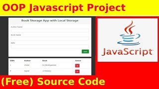 30th Javascript Project - Local Storage Tutorial for beginners with source code