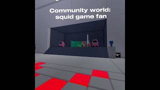 Yeeps community world: squid game fan #vr #squidgame #yeeps #fanmade