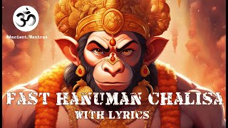 Fast Hanuman Chalisa with lyrics | फास्ट हनुमान चालीसा | Shankar Mahadevan | Breathless