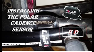 Installing the Polar Cadence Sensor  On Road Bike (How To)