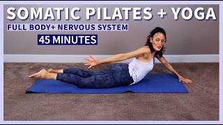 Spicy Somatic Pilates Yoga Workout | 45 minutes FULL BODY +Nervous System PRACTICE