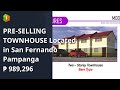 PRE-SELLING TOWNHOUSE Located in San Fernando Pampanga