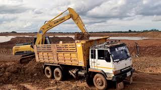 มาดูดั้ม FVZ240 กับ ราชาบ่อดิน 195 TERBO เจอหนืดชัน ใครจะแรงกว่ากัน F6 จัดให้ dump truck EP.7520