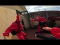 parkour pov money heist vs swat race parkour ep1.0 epic parkour pov chase