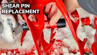 How To Replace Snowblower Shear Pins - Broken Snowblower Shear Pin Replacement