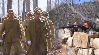 游擊隊在山谷伏擊，全殲進村掃蕩的日軍部隊！