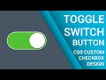 Custom css animated checkbox | how to make css toggle switch | no javascript
