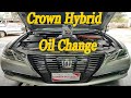 Toyota Crown 2.5 Hybrid Engine Oil Change | Toyota Crown S210 | Engine Oil 0W20