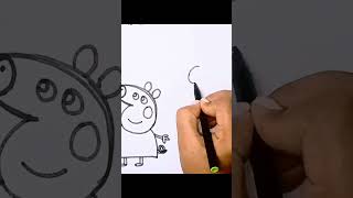 Peppa pig 🐖🐖 with George | Cute draws | Peppa pig