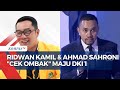 Ridwan Kamil dan Ahmad Sahroni Cek Ombak Maju DKI Jakarta 1 Lewat Baliho