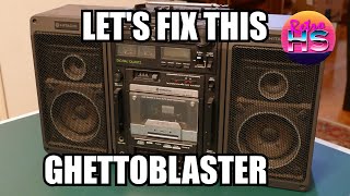 Ghettoblaster Repair And Bluetooth Mod