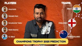 Champions trophy 2025 prediction