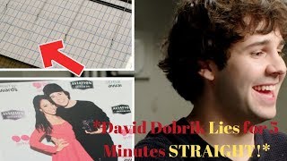 David Dobrik Lies for 5 minutes straight (VERY FUNNY)