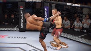 Khabib vs. Alistair Overeem (EA Sports UFC 3) - CPU vs. CPU