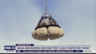 NASA and Boeing second test flight expected on Tuesday