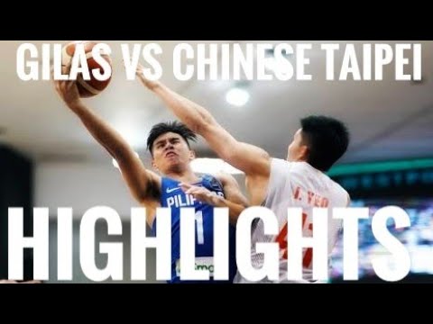 Gilas Pilipinas Vs Chinese Taipei Game Highlights FIBA Asia Qualifier ...