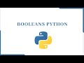 Python Booleans || Python Tutorial || Learn Python Programming