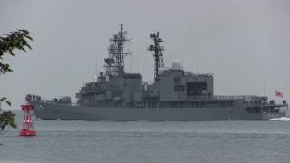 M161121A 海上自衛隊佐世保基地 護衛艦『あまぎり・さわぎり』 出港