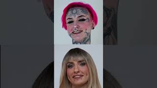 My Makeover Makes My Mom Cry 🥲 #transformed #makeover #beforeandafter #alt #tattoocoverup #reaction