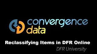 DFRU - Reclassifying Items in DFR Online
