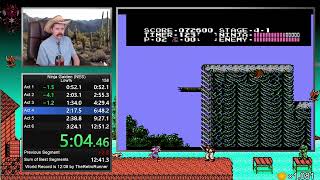 Ninja Gaiden NES low% (sword only) speedrun for \