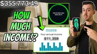 How much my $355,000 Dividend Portfolio PAYS ME! Robinhood Investing