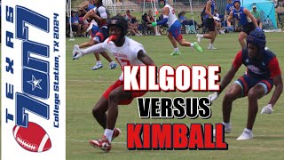 7v7 State Tournament 2024 | Kilgore vs Dallas Kimball | TXHSFB |  College Station