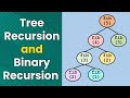 Tree Recursion and Binary Recursion (Computer Science)