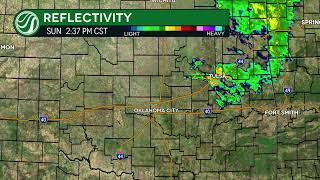LIVE RADAR UPDATE: Severe Storm in Tulsa, More Hailers Later Today