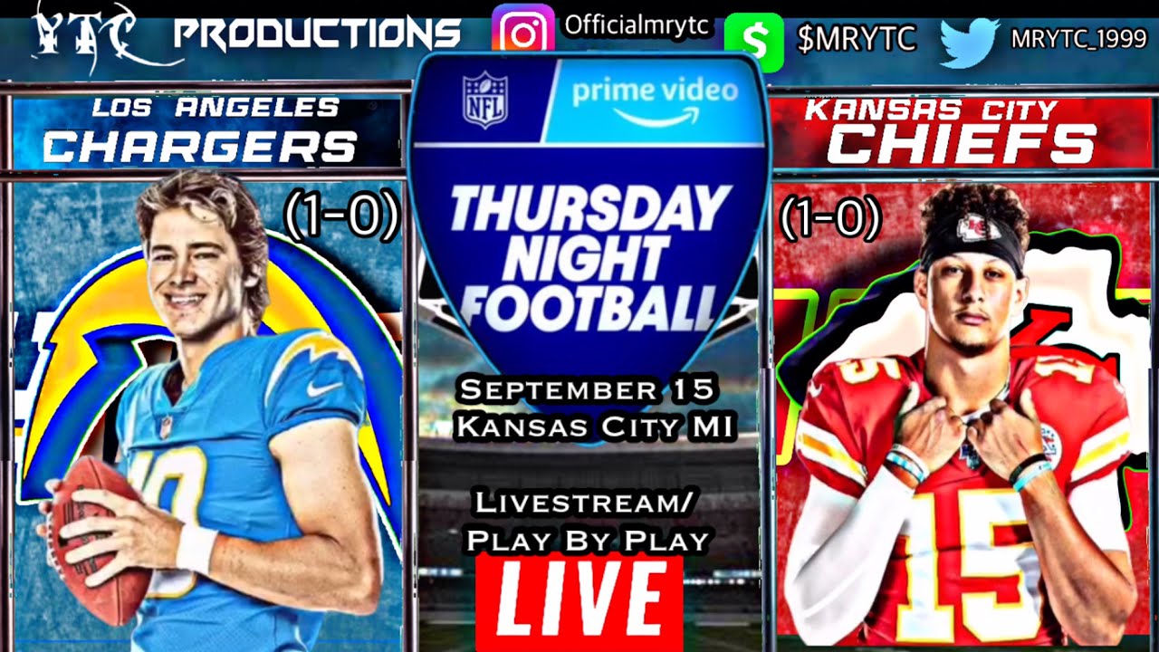 LIVE: Kansas City Chiefs Vs Los Angeles Chargers NFL Week 2 Livestream ...