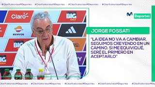 PERÚ 0-0 CHILE: CONFERENCIA DE PRENSA DE JORGE FOSSATI Y LUIS ADVÍNCULA | CLASIFICATORIAS 2026 🇵🇪⚽🇨🇱