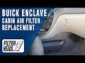 How to Replace Cabin Air Filter 2013 Buick Enclave | AQ1205C