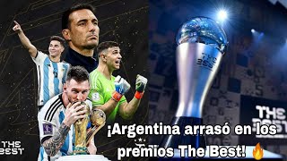 Argentina arrasó en los premios The Best | Messi, Dibu y Scaloni los mejores del mundo