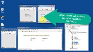 LabVIEW code: Global variable (FPGA) (expected results)