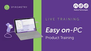 Live spirometry training with the Easy on-PC - July 2024