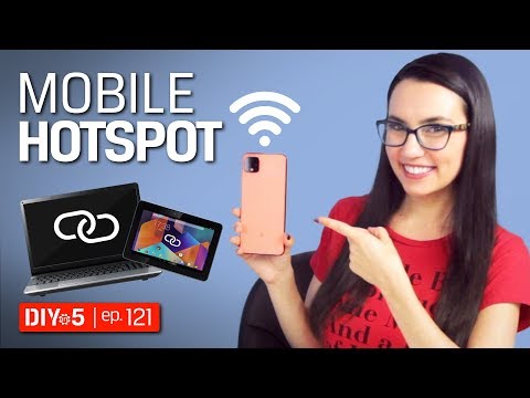 Smartphone Tips – How to configure a mobile hotspot on Android and iPhone – DIY in 5 Ep 121