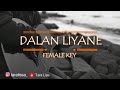 Dalan Liyane - Hendra Kumbara | Karaoke Akustik Female key