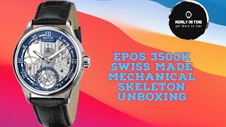 Epos 3500K Swiss Made Mechanical Unboxing #swissmade #mechanicalwatch #watches